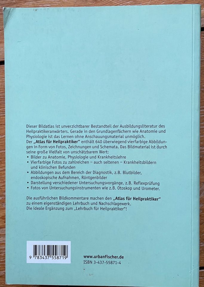 Lehrbuch für Heilpraktiker und Atlas für Heilpraktiker in Berlin