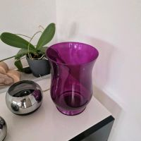 Vase Glas Violett Rosa Lila Transparent Groß H 25cm - 30cm D 20cm Baden-Württemberg - Magstadt Vorschau