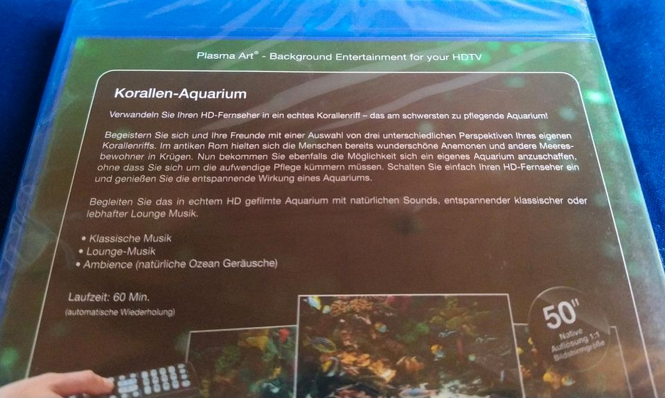 Korallen Aquarium, Background Entertainment HD 1088p, blu-ray dis in Tangstedt 