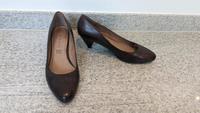 Leder Pumps - glatt braun Nordrhein-Westfalen - Nachrodt-Wiblingwerde Vorschau