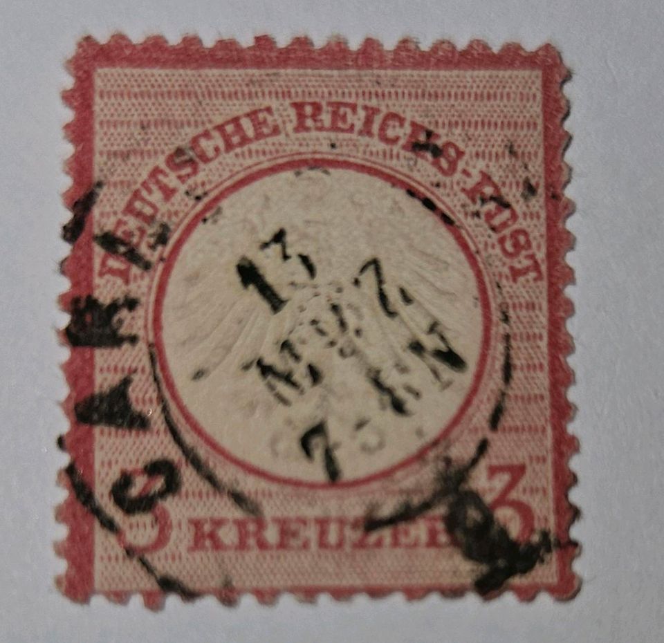 23 Briefmarken Deutsches Reich gestempelt in Neu Ulm
