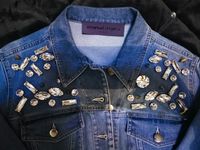 Emanuel Ungaro Jeansjacke Kristall Neupreis 2000 Euro Größe 38 Wandsbek - Hamburg Tonndorf Vorschau