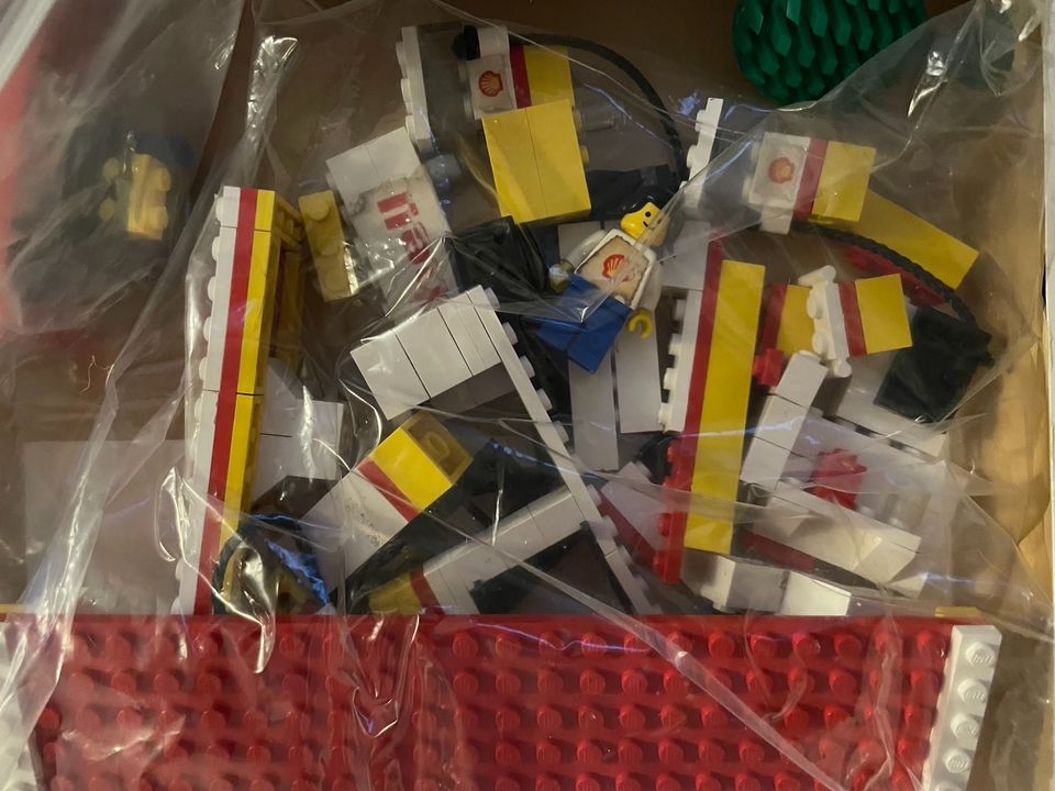 Lego 377 Shell Tankstelle mit OVP Legoland Town in Zapfendorf