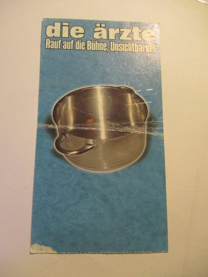 Die Ärzte alte Konzertkarten,alte Tickets ,unsichtbar Tour 2001 in Berlin