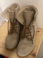 Winterschuhe gefüttert, Tamaris, Größe 38, beige Baden-Württemberg - Sontheim Vorschau