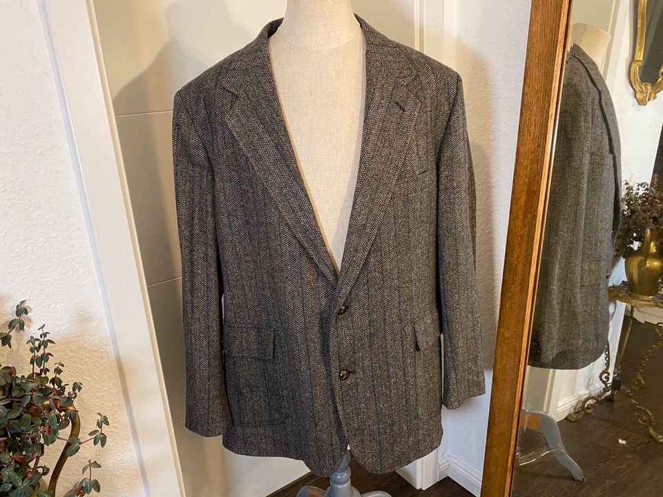 Pendleton Sakko Jacke 50L L Made in USA Tweed Jackett Fischgrät in Siegburg