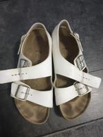 Birkenstock Damen gr. 41 Leder Sandalen gern getragen Nordrhein-Westfalen - Alsdorf Vorschau