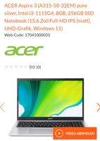 Acer Notebook Aspire 3 ACER Saarland - Sulzbach (Saar) Vorschau