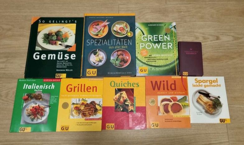 11 Kochbuch Bücherpaket GU Green Power Gemüse Handtaschen Spargel in Goslar