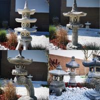 Japanische Steinlaterne Gartendeko Frostsicher Pagode Yukimi Thüringen - Gehofen Vorschau