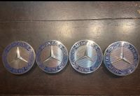 4x ORIGINAL MERCEDES BENZ - Lorbeerkranz Royal Blau/Chrom Bayern - Eichendorf Vorschau