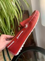 Ecco Mokassins Loafers Schuhe komplett Leder Rot 40 NEU Düsseldorf - Oberkassel Vorschau