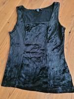 Festliches Träger Shirt / Top Samtoptik TCM Größe 38/40 schwarz Hessen - Großkrotzenburg Vorschau