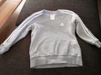 Sweatshirt Pullover Adidas Gr. 116 hellgrau, Kinder Bayern - Arnstorf Vorschau