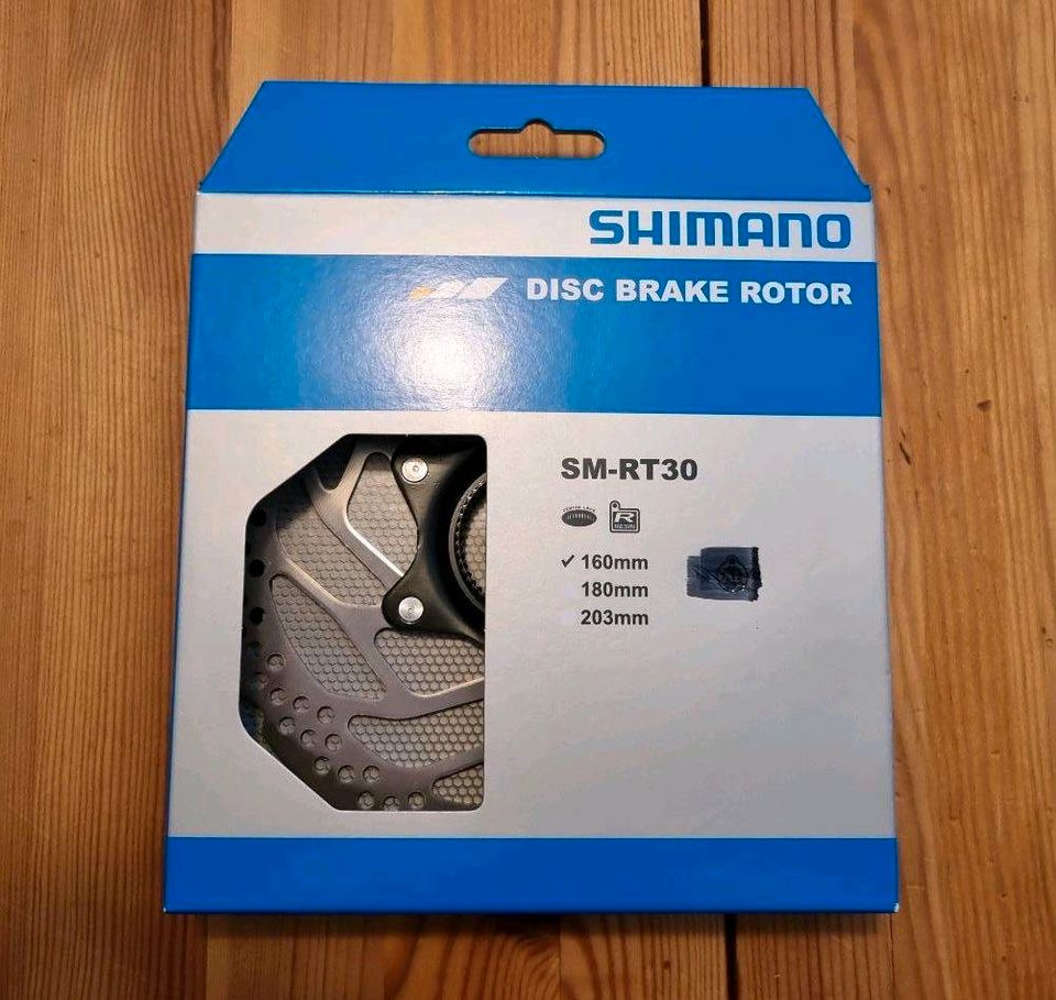 SHIMANO BREMSSCHEIBE SM-RT30 160mm CENTER LOCK E Bike in Bensheim