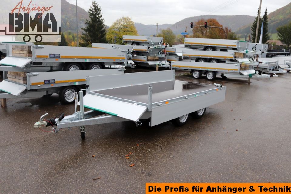 Hochlader Anhänger EDUARD 310x160x30 2700kg Ladehöhe 63cm NEU in Mühlhausen im Täle