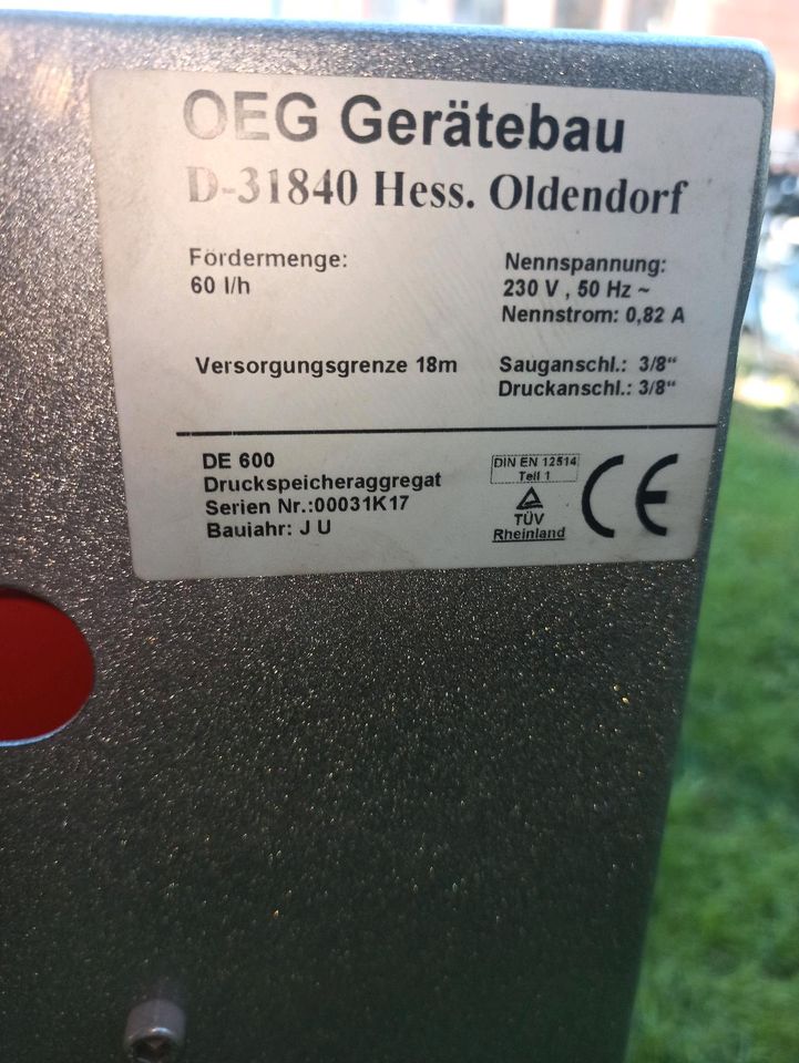 Druckspeichergerät Heizung Heizöl Pumpe in Berlin