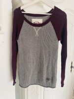 SUPERDRY Pullover Lurex Silber Bordeaux Gr.S❤️ Nordrhein-Westfalen - Witten Vorschau