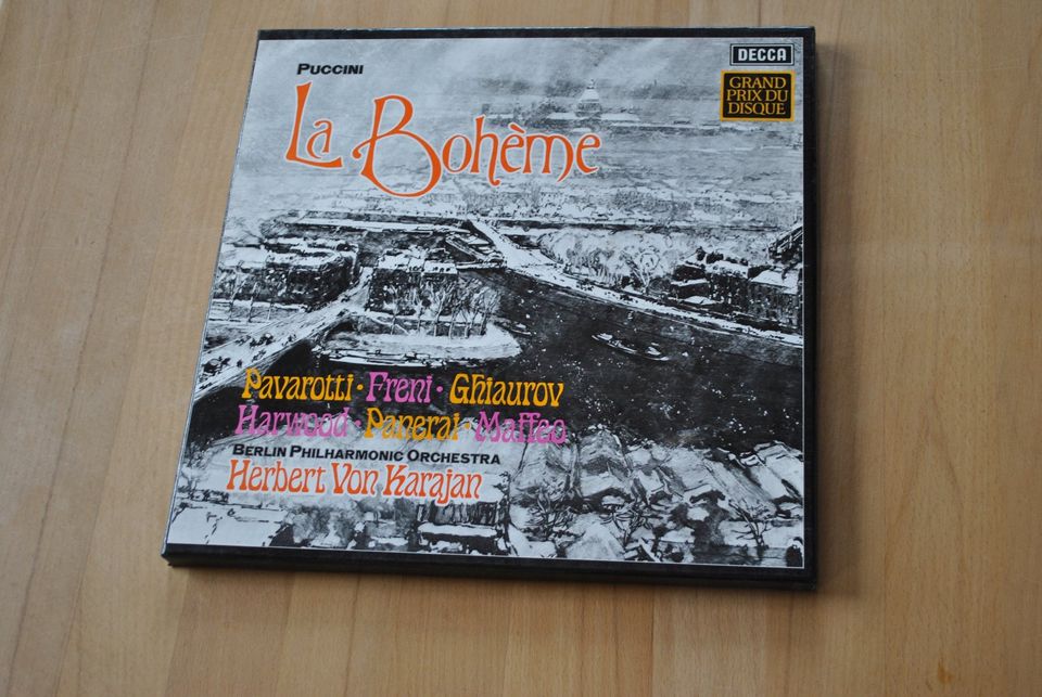 Puccini Karajan La Bohème Decca 6.35200 FA 2 x Vinyl LP Box-Set in Lütjenburg