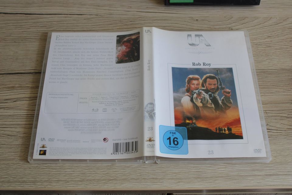 DVD Rob Roy + Tomb Raider 1+2 + Bluray Mediabook Air Borne in Bernburg (Saale)