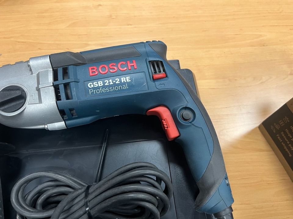 Bosch GSB 21-2 RE Schlagbhrmaschine im Koffer+Bohrer in Berlin