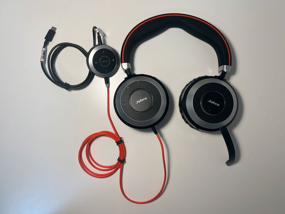 Jabra Evolve 80 Stereo USB-A/ USB-C mit Link Schwarz Headset in Ludwigshafen