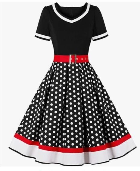 Rockabilly Kostüm Fasching Karneval Petticoat 50er Damen 52/54 in Vellahn