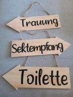 Schilder zur Hochzeit, Pfeil, Richtungsweiser Hochzeit Baden-Württemberg - Tengen Vorschau