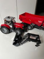 Traktor Massey Ferguson 7624 von Bruder mit Kipper, Mega-Set Rheinland-Pfalz - Dorsheim Vorschau