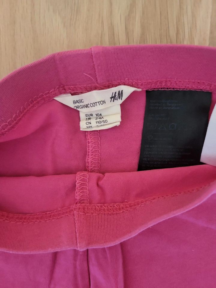 3/4 Leggings in pink von H&M in Gr.104 in Leichlingen