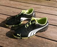 Golfschuhe Größe 40 Puma Biofusion Spikes schwarz-weiß-neon gelb Hessen - Florstadt Vorschau