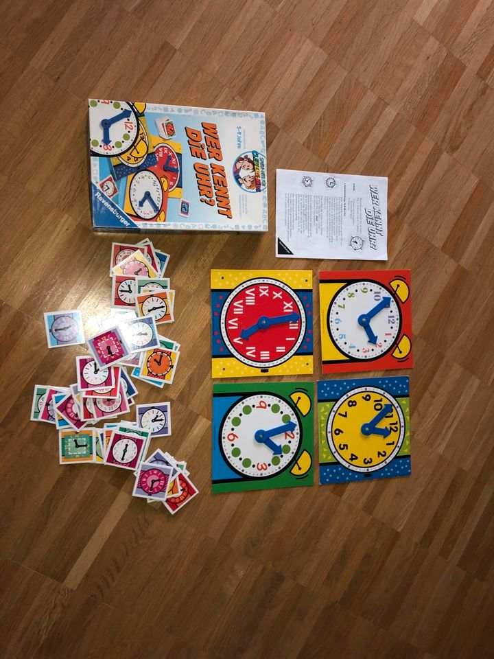 Spiel Lernspiel Wer kennt die Uhr Ravensburger 6 -9 Jahre in Putzbrunn