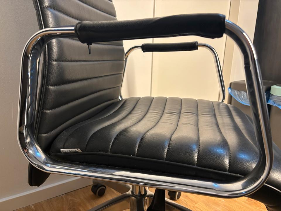 hjh Office Profi Chefsessel Aspera 10 schwarz/chrome, Echtleder in Teltow