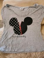 Süßes Disney graues Minnie und Micky Mouse Tshirt mit Glitzer Gr. Baden-Württemberg - Tübingen Vorschau