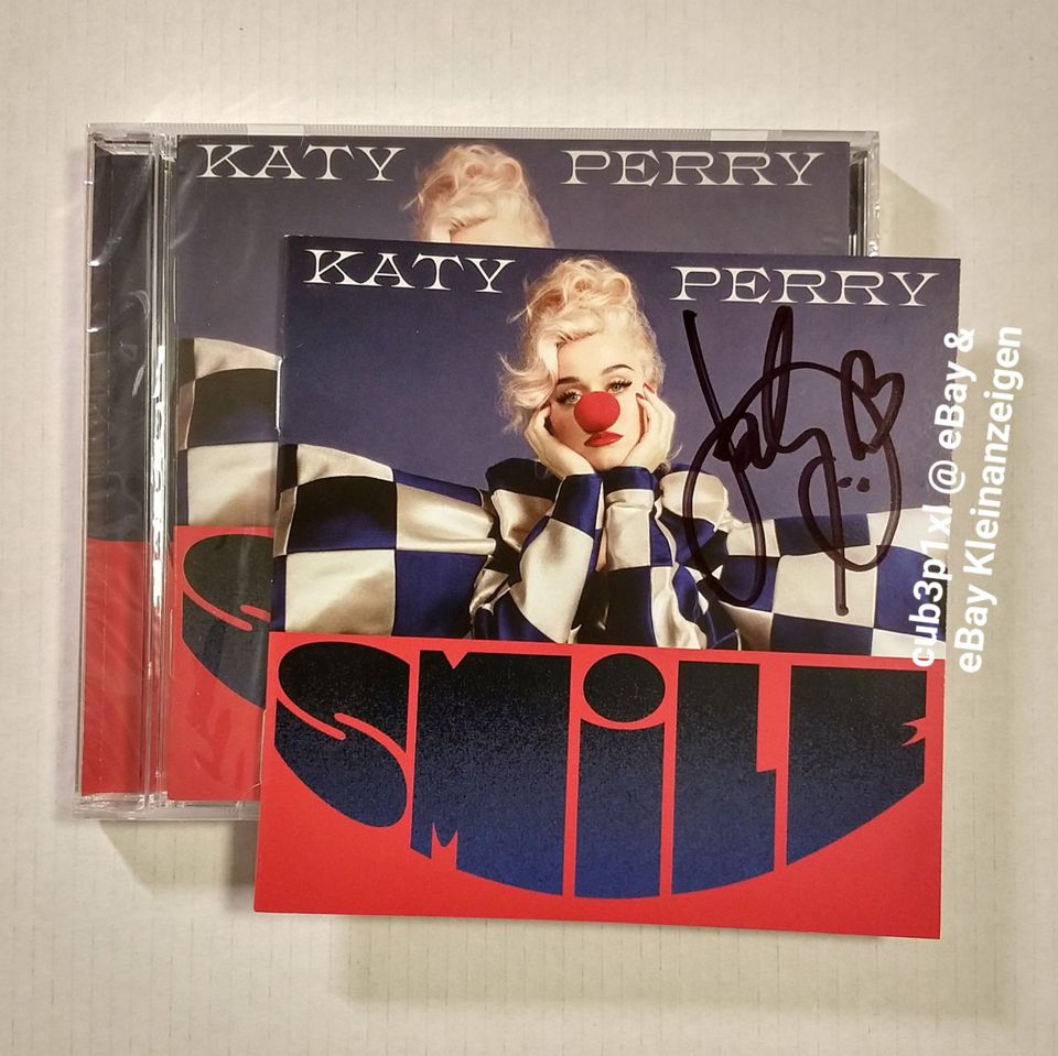 Katy Perry "Smile" CD signed / signiert, Autogramm neu Daisies in Bonn