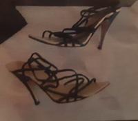 GUCCI Sandalen Riemen Stilettos High Heels Größe 36 schwarz München - Allach-Untermenzing Vorschau
