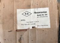 Wasserpumpe für Opel Kadett A und B Baden-Württemberg - Weissach Vorschau