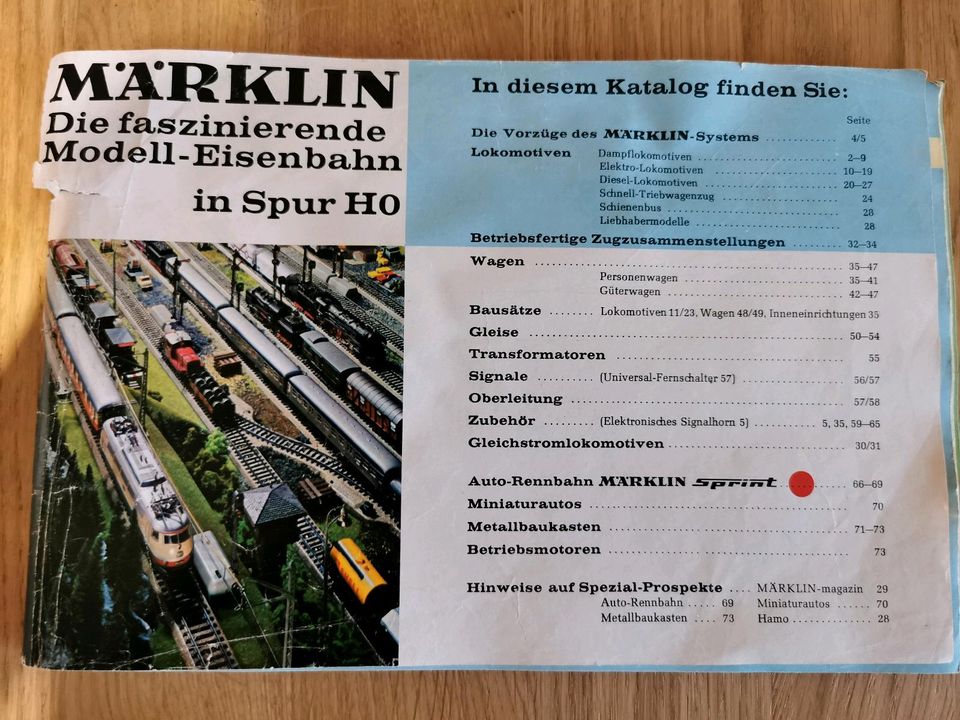 Rarität, Märklin Modell-Eisenbahn Katalog in Ainring