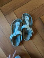 Birkenstock weiße Leder Zehentrenner Leipzig - Leipzig, Zentrum-Süd Vorschau