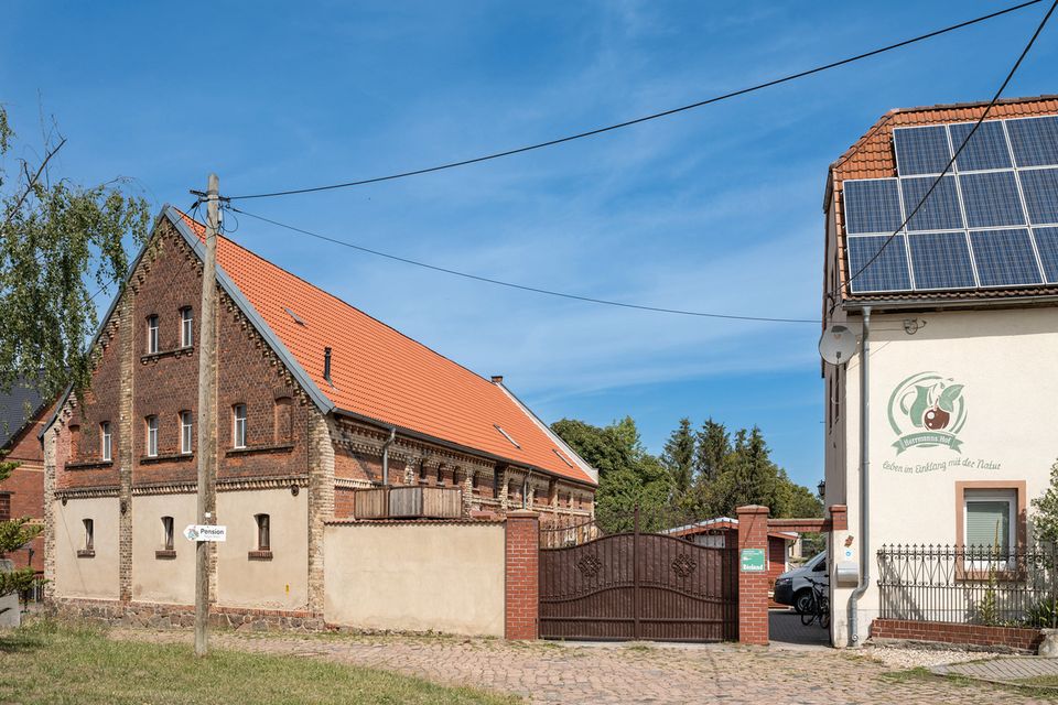 Vermietete 2-Zimmer-Souterrain-Wohnung mit Terrasse in Großkugel nahe Leipzig in Kabelsketal