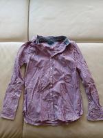 Hilfiger Damen Bluse Rot Weis kariert Gr. S 36 schöne Kontraste Bayern - Neu Ulm Vorschau