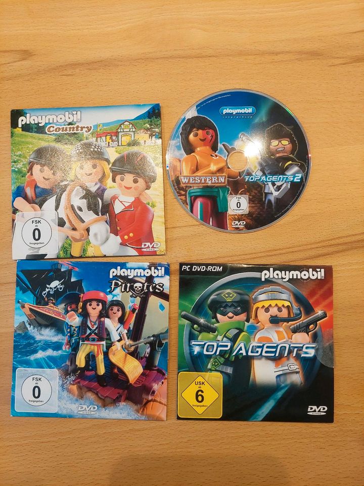 Playmobil Filme DVDS  (country, pirates, Top Agents, western) in Buchenberg