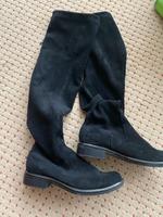 Stiefel Overknees Gr 39 Caprice schwarz Nordrhein-Westfalen - Bottrop Vorschau