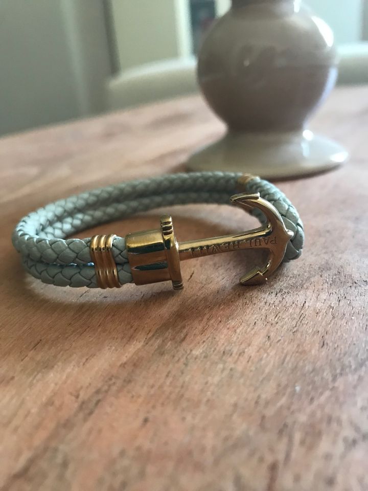 Paul Hewitt Armband Leder silber gold selten getragen in Tholey