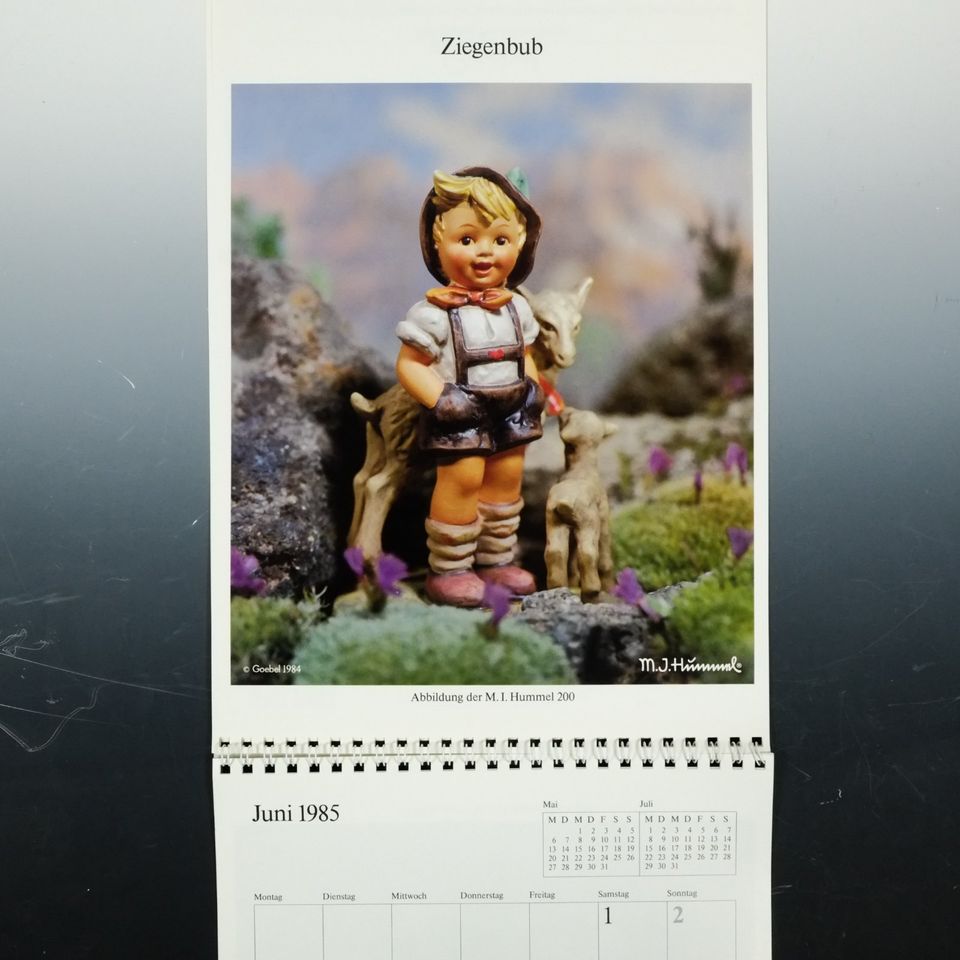 Alter Goebel Hummel Kalender 1985 Titelfigur "Der Gelehrte" 415 in Engelsbrand