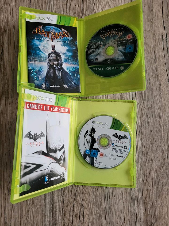 Xbox 360 batman arkham asylum & arkham city in Marburg