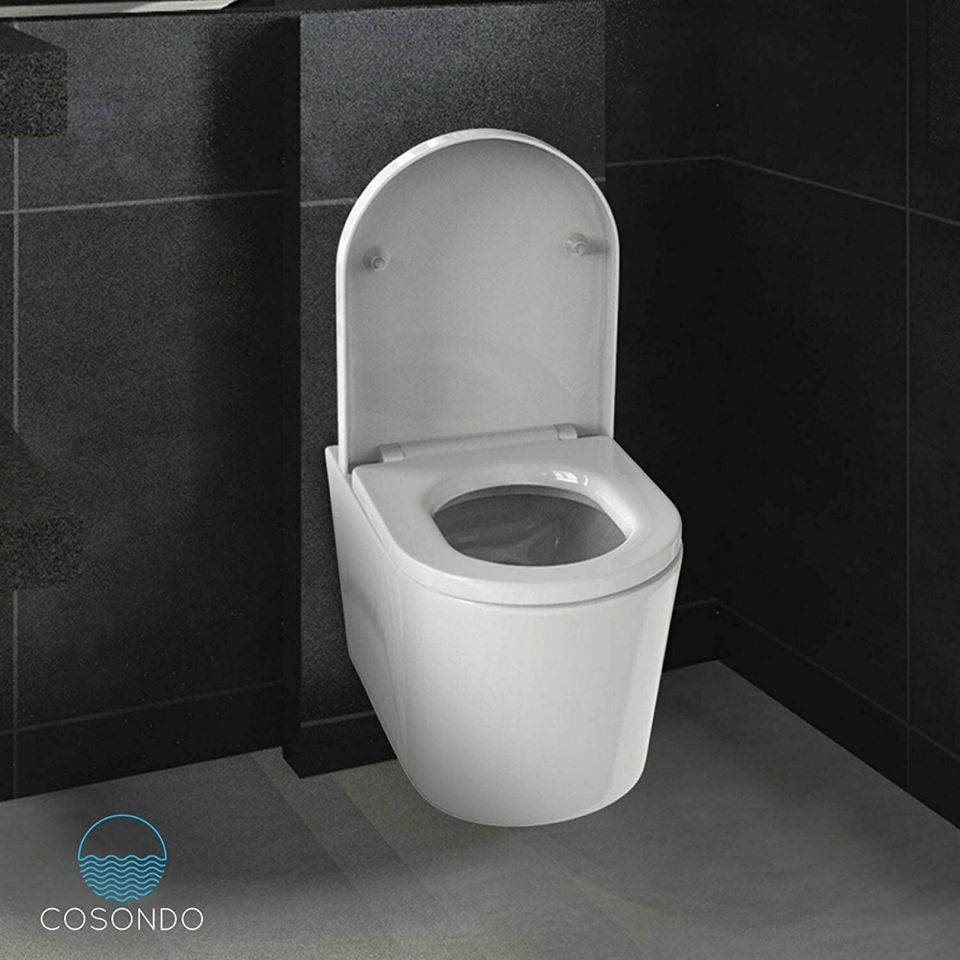 Cosondo WC-Sitz D Form Toilettensitz Klositz Klobrille in Birkenfeld