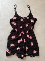 Schwarzer Jumpsuit mit Blumen H&M mit Taschen Wietmarschen - Lohne Vorschau