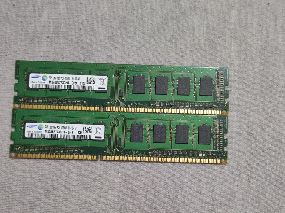 Arbeitsspeicher - 2x2GB DDR3 in Worms