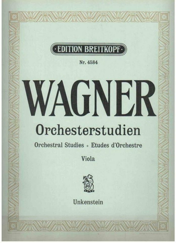 Wagner Orchesterstudien f. Viola in Großenhain